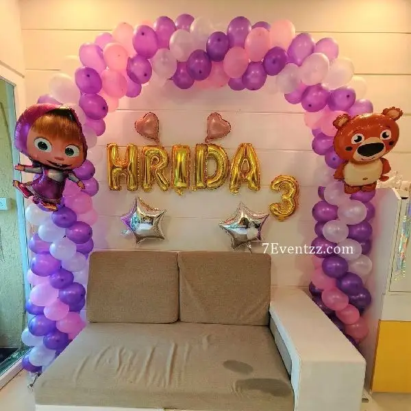 Masha and Bear Theme Decoration