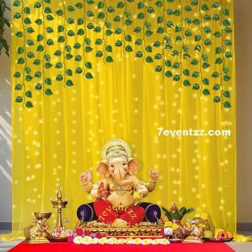 Ganpati Decoration at Home